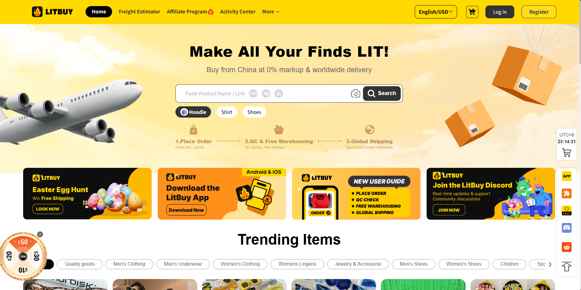 Litbuy platform interface