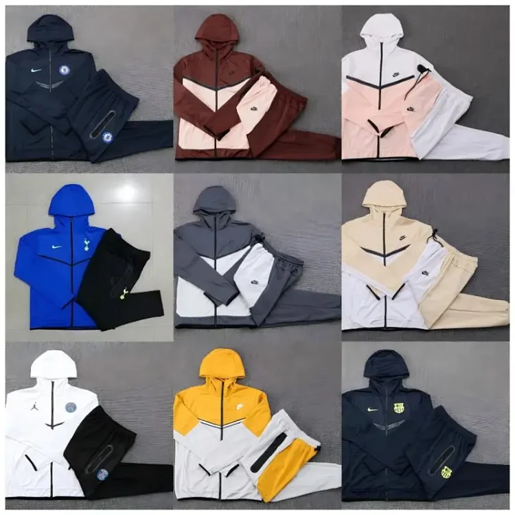 Nike Colorblock Hoodie and Pan