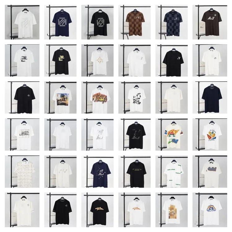 Various T-Shirts in Different 